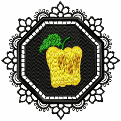 Pepper Embroidery Design 3 Pepper Embroidery Design 3